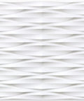 Peel And Stick 3D Wall Panels White Finish 19.7 By 19.7 Inches Noise Dampening PVC Tile Decor For Bedroom And Living Room 32 Sq Ft Pack Of 12 Waterproof Easy Install shown.