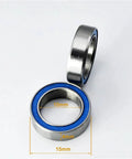 Blue Rubber Sealed 10x15x4mm Ball Bearings For RC Cars With 10mm Inner Bore 2RS Miniature Bearings High Precision And Smooth Spin