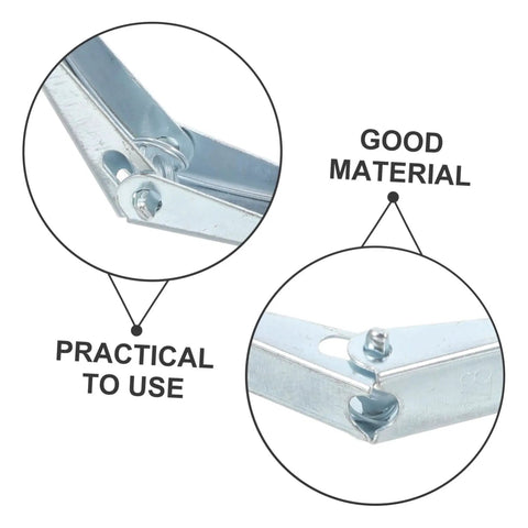 Heavy Duty Drywall Toggle Bolts Kit With Wing Nut Anchors For Oven And Microwave Mounts, 60 Piece High Weight Capacity Mounting Hardware Set, Rock Solid Locking Fasteners And Zinc Plated Steel Construction, zinc plated steel toggle bolt close-up