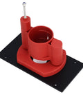 Router Lift Base Kit Slick Flip Tray Insert Plate Polished Abs Body, red plastic design with fine tuner, for smooth woodworking.