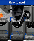 Step-by-step guide on using the Road Ready Portable Tire Inflator for Kia Soul and Soul EV 2010-2025.
