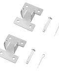 Two Pack Micro Electric Linear Actuator Mounting Bracket Set For Hatch Applications Steel Heavy Duty Brackets With M5 Holes