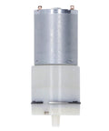 Beefed Up 6V 12V 24V DC Vacuum Pump For Medical Equipment Micro Pneumatic Diaphragm Air Pump side view metal and plastic build