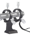 Premium Aluminum Finder Scope Ring Kit With Adjustable 5mm To 38mm Tube Diameter Black Oxide Finish mounted on telescope base