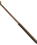 Bulletproof Extra Long Structural Lag Screws For Heavy Duty Construction And Outdoor Landscaping Projects With Yellow Zinc Coating and easy hex head design.
