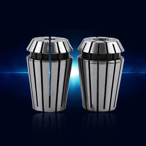 Two spring collets from 15 Piece ER20 Collet Set 1mm To 13mm With 65Mn Steel Spring Collets For CNC Milling Machines And Lathes.