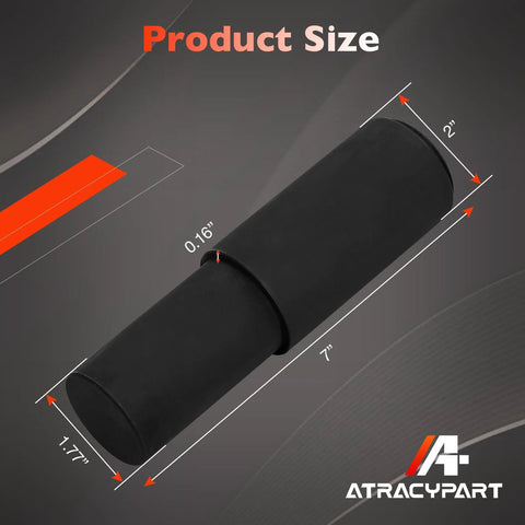 King Pin Bushing Driver tool, spiral heavy-duty alloy steel; 7 in long, 2 in diameter, no-ream, AtracyPart