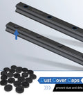 Premium 350mm Linear Guide Kit dust cover caps for low noise rails, smooth function in CNC routers