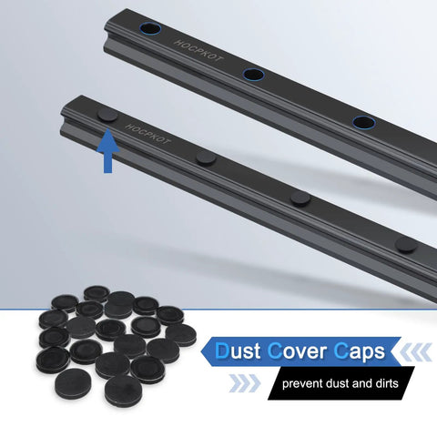 Premium 350mm Linear Guide Kit dust cover caps for low noise rails, smooth function in CNC routers