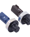 Two Pack Engine Oil Pressure Sensor Sender For Audi A4 A5 A6 Q5 TT And VW Jetta EOS Golf GTI Passat Brown And Blue Connectors Fits 2009 To 2015 Models