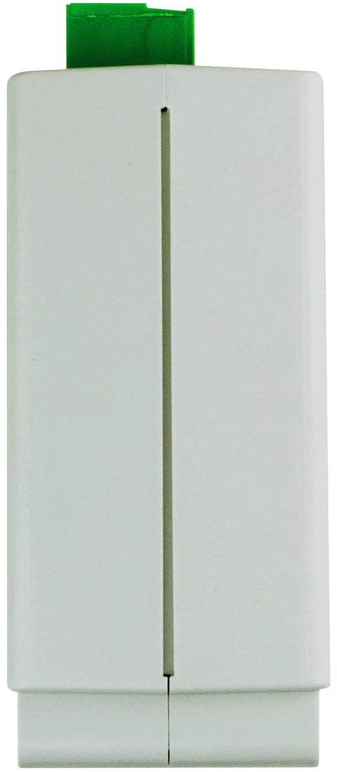 Front view of Remote Accessible Ethernet Relay And Digital Input Module Model X-WR-1R12-1I-I with smooth casing