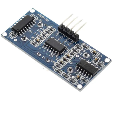 HC-SR04 Ultrasonic Distance Sensor Module For Arduino UNO MEGA2560 Nano Projects XBee ZigBee Five Pack With Precise 2cm-500cm Range And 0.3 cm Accuracy Angled Detection Under 15 Degrees, blue PCB module