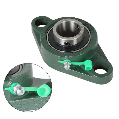 10 Pack UCFL205-16 Pillow Block Bearings With 1 Inch Bore Beefy Steel Self Aligning Flange Bearing 2 Bolt Block Durable Housing