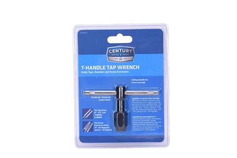 T Handle Tap Wrench 1/4 Inch For Easy Tap Install And Precise Threading packaging showing product and brand details