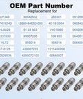 16 Piece Hydraulic Valve Lifter Set For 1.4L L4 Engines Compatible With Buick Encore Cadillac ELR Chevrolet Cruze Limited Sonic Trax Volt Replacement Parts LIF343 LFK16343 9128603 Premium Quality For Your Ride on display showing OEM part numbers and individual lifters
