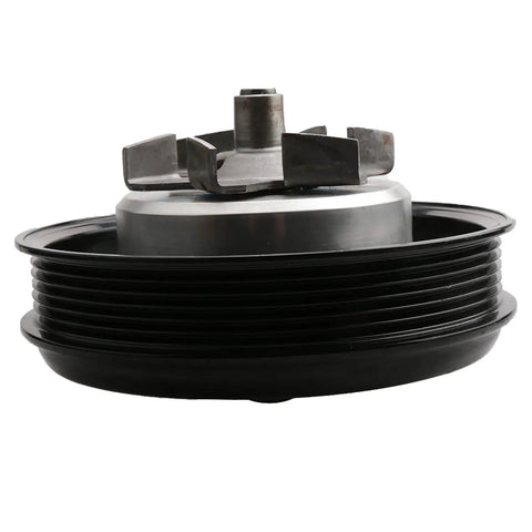 Heavy Duty Front Water Pump For Chevy Corvette C7 2014 2019 6.2L V8 LT1 LT4 LT5 OEM Direct Fit Coolant Pump shown from the side with detailed blade.