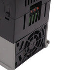Beefed Up 3kW Variable Frequency Drive With Digital Display For Industrial Use A Heavy Duty VFD Controller With SMD Design And Rugged ABS Shell Built Around A High Performance Motherboard For Reliable Variable Speed Control, black ABS side view
