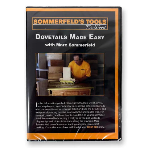Top Shelf Dovetail Jig Kit For Woodworking Pros Featuring Preassembled Plates Router Bits And Locking Clamps Hella Tough Construction DVD cover with instructional content.