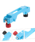 Blue battery holder component from Two Sets Hands On Electromagnet Experiment Kit With Battery Holder And Wires For Physics Education Home School Science Labs Learning Tool Great For Classroom Projects And Science Enthusiasts.