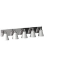 Hudson 5 Light Bathroom Vanity Fixture In Chrome With White Opal Glass Damp Rated For Bathrooms Medium Base Bulbs Easy Install Modern Transitional Style