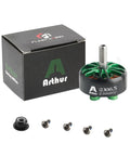 2306.5 Brushless Drone Motor 2300KV shown with accessories and packaging