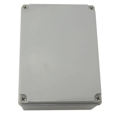 Tough Dustproof IP65 Junction Box Enclosure For DIY Projects 8x6x4 Inch Gray Plastic Case With Screws Kit Durable