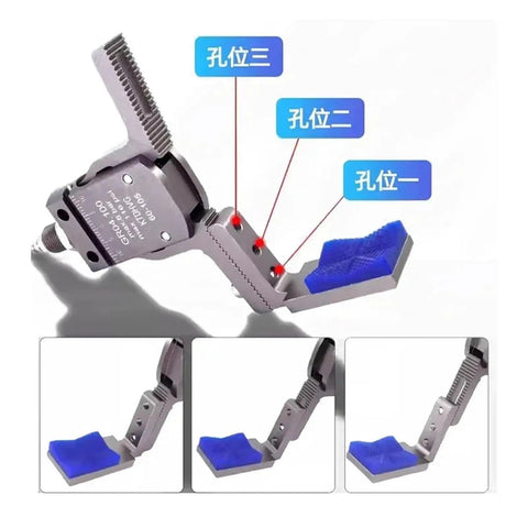 High Precision Pneumatic Fixture Cylinder With Four Claw Clamps And Sensor Switch Mechanical Arm Gripper Finger Cylinder for Automated Assembly Water Spout Clip Compatible With AHVG75