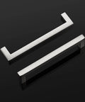 30 Pack Brushed Nickel Stainless Steel Kitchen Cabinet Pulls With Square Corner Bar Handles 5 Inch Hole Centers