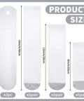 Fifteen Pairs White Sublimation Socks Blanks Made From Polyester For Easy Heat Transfer Crafting Includes Two Metal Sock Jig Inserts In Three Sizes