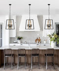 Black Hanging Lights Pendant Ceiling Fixtures For Kitchen Island And Living Room Modern Industrial Style above kitchen island