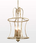 Black Lantern Chandelier Light Fixtures, Four Light Candelabra Style Island Pendant Lighting with adjustable height for dining room.