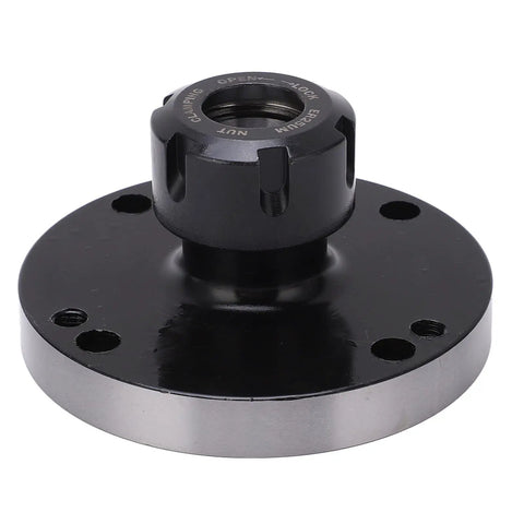 ER25 Collet Chuck 100mm Carbon Steel Tool Holder For CNC Milling Machines And Lathes Ultra Precise 0.005 Inch Accuracy Rock Solid Tool Grip And Quick Setup For Machinists And Workshops, black collet chuck