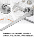 Pro Grade Woodworking Gauge Ruler Portable Handy Marking Tool Made From Stainless Steel for angle layout precision