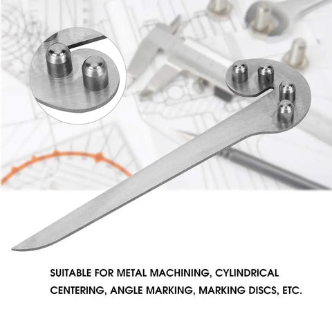 Pro Grade Woodworking Gauge Ruler Portable Handy Marking Tool Made From Stainless Steel for angle layout precision