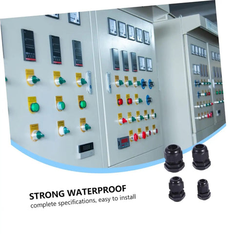 Check Out This Awesome 50 Piece Weather Pack Connectors Kit With Heavy Duty Nylon Glands For Secure Wire Cable Jointing And Rock Solid Seal Perfect Fixing Heads That Boost Tensile Strength To Keep Your Home Wiring Safe Dry And Totally Waterproof Like, black nylon glands for waterproof electrical panel wiring