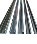 Built Like A Tank 304 Stainless Steel T Track U Channel Mounting Rails For Drill Press Tables Router Workbenches Hassle Free Workshop Upgrade 59 Inch Pair close-up of U channel frames