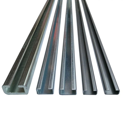Built Like A Tank 304 Stainless Steel T Track U Channel Mounting Rails For Drill Press Tables Router Workbenches Hassle Free Workshop Upgrade 59 Inch Pair close-up of U channel frames