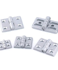 Heavy Duty Ball Bearing Door Hinges For Aluminum Profiles 2020 3030 4040 Black Stainless Steel Construction Quiet Close