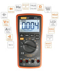 Ranging Digital Multimeter TRMS 6000 With Battery Clips And Test Leads Built For Real World DIY Voltage Checks On AC DC Current Resistance