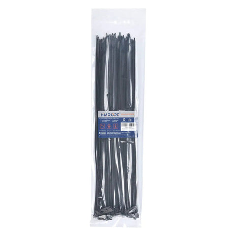Heavy Duty 12 Inch Cable Zip Ties 100 Count Self Locking Nylon Ties with 50 Pounds Tensile Strength in packaging