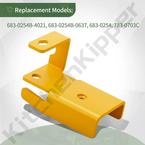 Left Hand Deck Hanger Bracket Assembly And Deck Adjustment Heavy Duty Gear Kit For Cub Cadet MTD Troy Bilt Craftsman Tractors Replacement Models 683-0254B-4021 683-0254B-0637 917-04074 747-1116