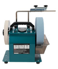 Built Tough 240W Electric Knife Sharpener And Versatile Bench Grinder with dual wheels for sharpening and polishing tools.