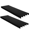 Antistatic Bar Rack Tray With Split Lid For PCBs And Relays, ESD Strap Safety Wristband Included, top and side view display