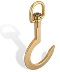 Swivel Anchor Hook For HVAC Roof Work, 750 Lb Heavy Duty Forged Steel Rope Hook For Commercial Use