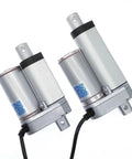 Heavy Duty Dc Linear Actuator 12 Volt Push Pull Rod With 50Mm Stroke And 500 Newton Force, dual motor units with mounting brackets.