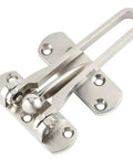 Swing Bar Door Lock For Front And Interior Doors Heavy Duty Brushed Metal Security Latch Built To Last And Kid Safe No Brainer Easy Install