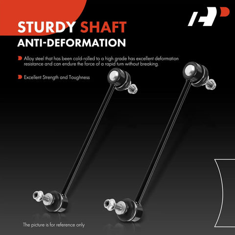 Pair Of Front Sway Bar Links For Chevrolet Spark 2016 2022 Stabilizer End Links Set Front Anti Roll Bar Kit Replacement Durable Steel