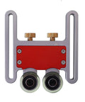 Pro Grade Table Saw Roller Jig For 30 Mm Sliding Tracks And T Slots Aluminum Alloy With Anodized Finish