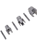 Dpofirs 4 In 1 Dual Male Female Pipe Threader For Electric Drill alloy steel taps for 1/2 inch, 3/4 inch, 1 inch PVC pipe threading.
