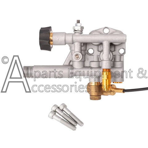 Manifold Kit With Idle Cable For Pumps 510032 And 5170044-49 showing metal components and bolts